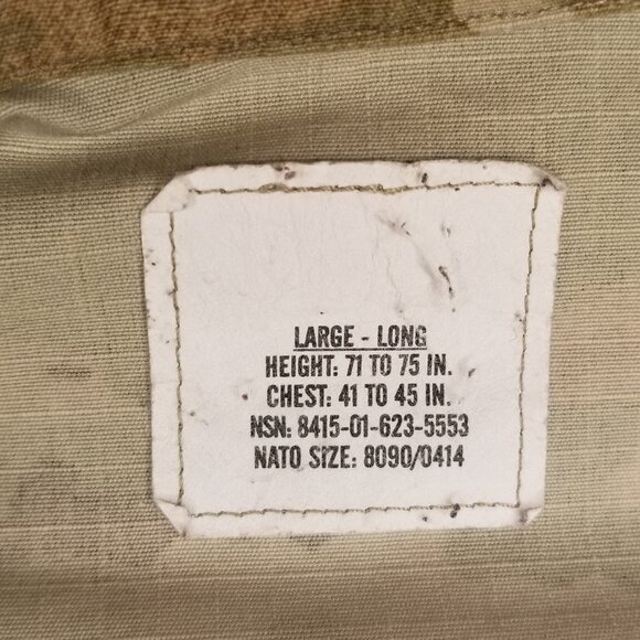 EUC!! US Military OCP Combat Coat NSN 8415-01-623-5553 - Picture 10 of 12